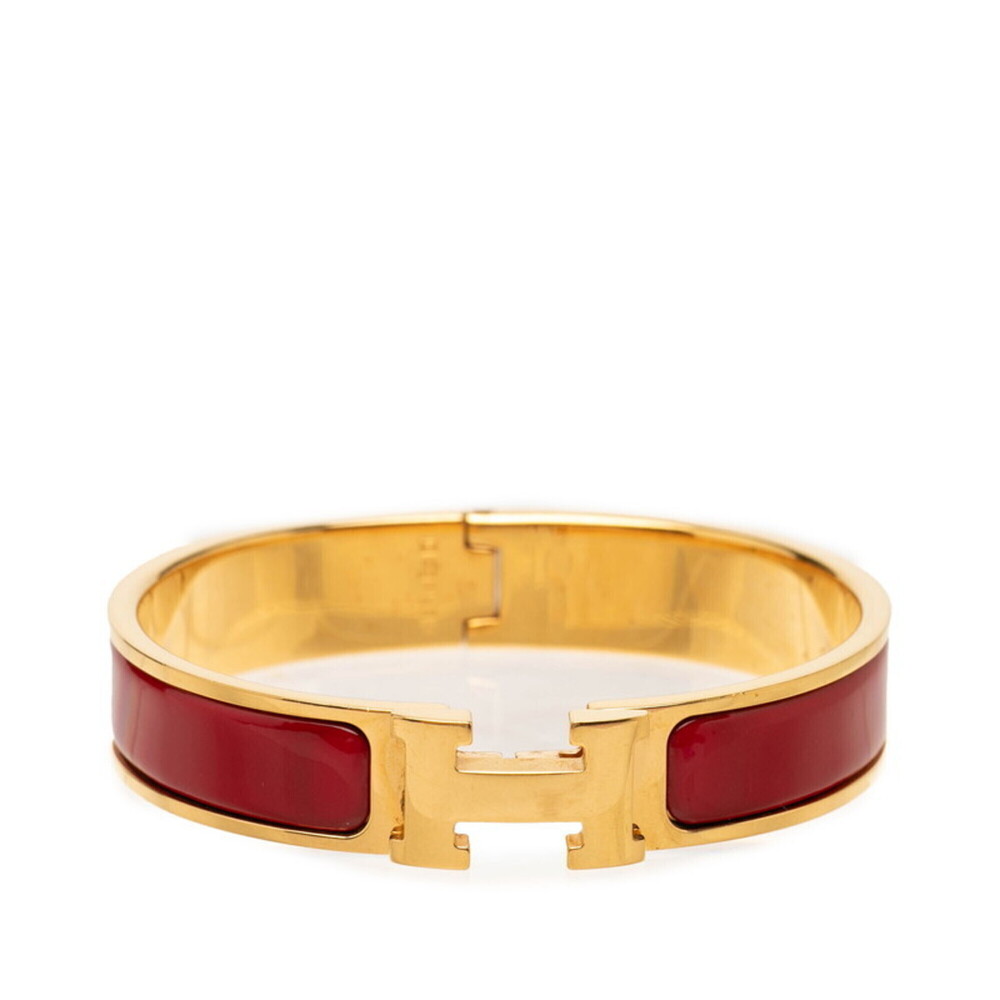 HERMES Red Charm Bracelet